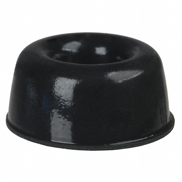 3M Bumpons SJ-5009 rond 22.4mm/10.0mm, zwart, 1000 stuks per doos